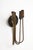 Mid-Century Modern 1940s Italian Brass Wall Light For Sale - Image 3 of 16