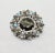Juliana Vintage Verified Delizza & Elster Rhodium Plated Faux-Black Diamond & Aurora Borealis Brooch For Sale - Image 4 of 6