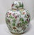 Late 20th Century Vintage Hand-Painted Chinese Famille Rose Porcelain Ginger Jar With Lid – Large Peach & Floral Pattern For Sale - Image 5 of 13