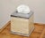Mid-Century Modern Vintage Capiz Shell Nickel Tissue Box Holder Boutique Box Tissue Paper Holder For Sale - Image 3 of 12