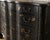 Drexel Heritage Late 20th Century Drexel Heritage Covington Park Hand-Painted Bombe Dresser | Ebony Finish With Gilded Vine & Butterfly Motif For Sale - Image 4 of 5