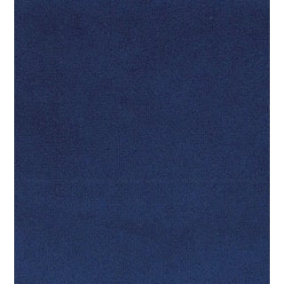 The House of Scalamandré Bellamy Fabric, Navy For Sale