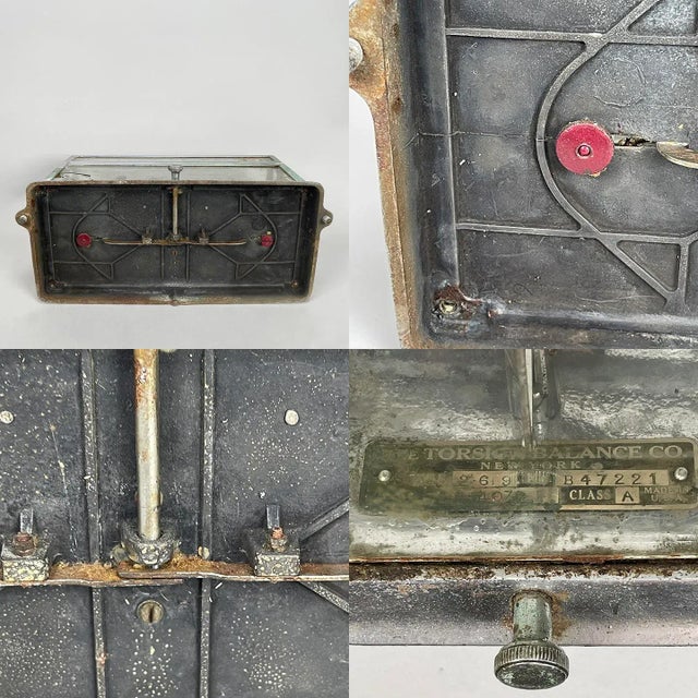 Silver 1920s Torsion Balance Company Apothecary Lab Scale Precision Pharmacy For Sale - Image 8 of 13