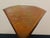 1920s Antique Frederick Carder Steuben Gold Aurene Green Leaf Vine Art Nouveau Fan Vase #6297 For Sale - Image 5 of 12