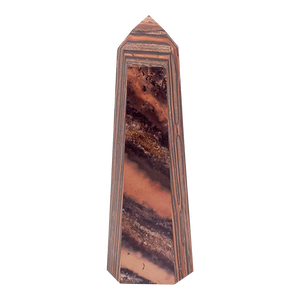 Orange-Brown Banded Jasper Point