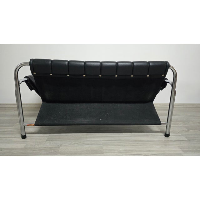 Chromed Sofa by Viliam Chlebo, 1970s For Sale - Image 3 of 11