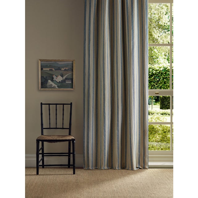 Inspired by the plentiful borders featured in The Unfinished Works this new stripe design features a pin and half chevron...