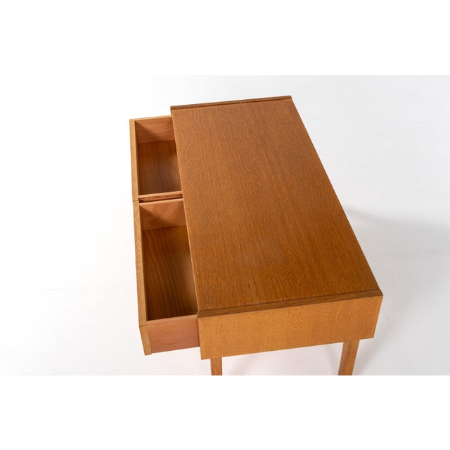 Mid-Century Modern Danish Oak Low Cabinet, 1960s For Sale - Image 4 of 13