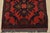 Turkmen Runner 1’10” X 4’9” Red Wool Tribal Hand-Knotted Oriental Rug For Sale In Philadelphia - Image 6 of 9