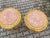 French 1980s French Louis XVI Gold Beech Marble Side Tables - Pair of 2 Pc For Sale - Image 3 of 9
