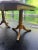Vintage Wood Dining Table and Six Dining Chairs For Sale - Image 9 of 13