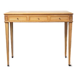 Mid-20th Century Modern Wood Writing Desk by Argentine Company Comte s.a., Based on a Design From Jean-Michel Frank and Chanaux & Co. For Sale