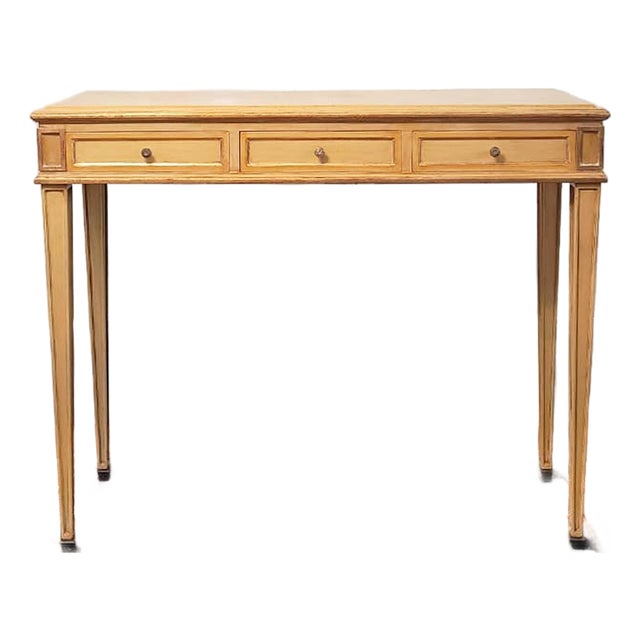 Mid-20th Century Modern Wood Writing Desk by Argentine Company Comte s.a., Based on a Design From Jean-Michel Frank and Chanaux & Co. For Sale