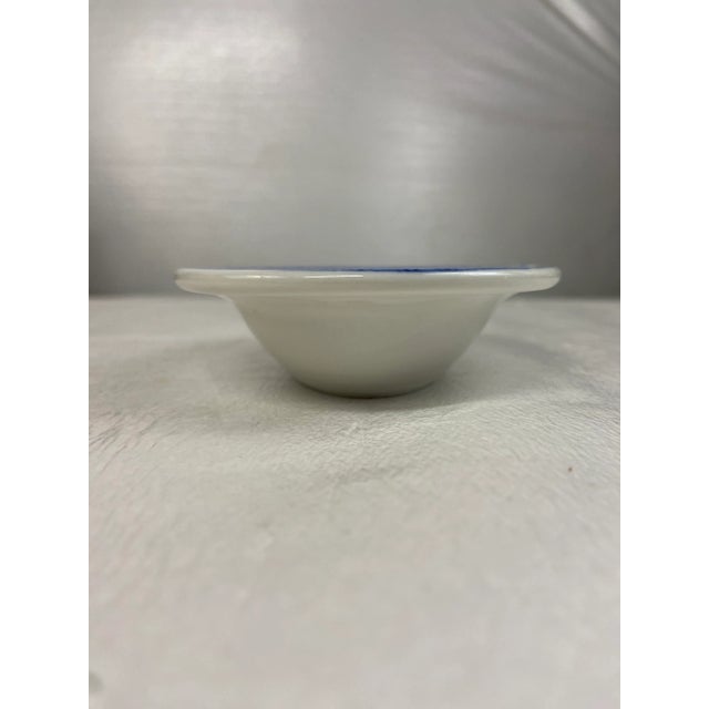 Early 20th Century Oval Blue and White Porcelain Dish For Sale - Image 5 of 7