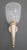 Transparent Mid 20th Century Torch Sconces by Barovier E Toso - a Pair For Sale - Image 8 of 11