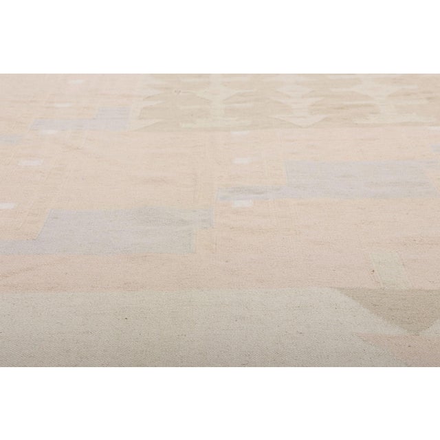 Late 20th Century Vintage Indian Dhurrie Rug, 08'10 X 11'07 For Sale - Image 5 of 10