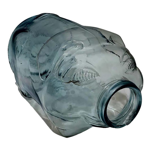 Libbey Glass Pig This Little Pig Went to Market 5 Gallon Bottle Jug For Sale