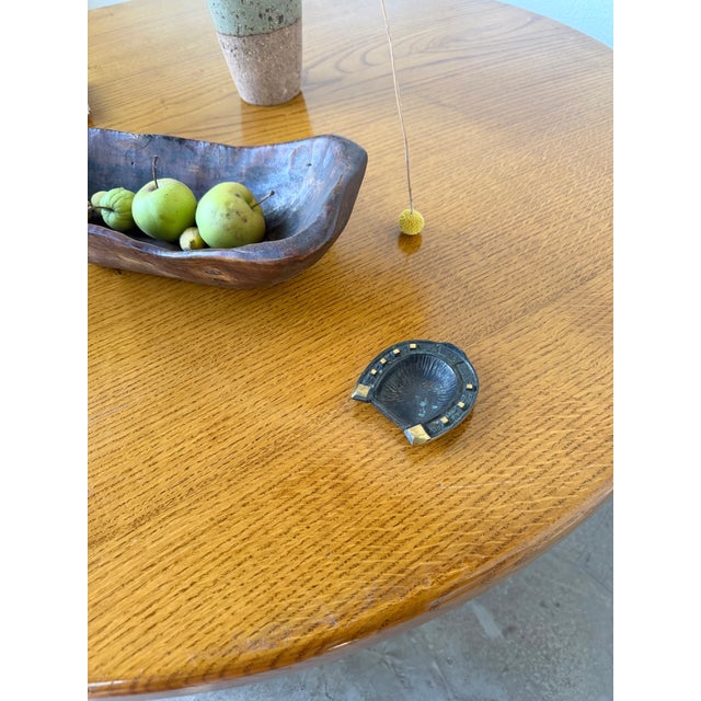Brutalist Horseshoe Ashtray in Bronze, 1950s For Sale - Image 17 of 18