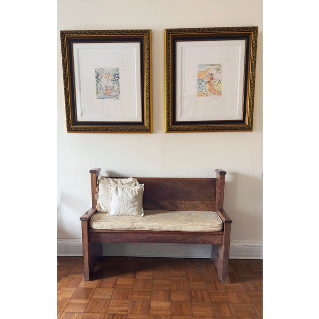 Etching with hand-coloring on wove paper, produced by the Peter Max Studio. This example includes unique hand-drawn...