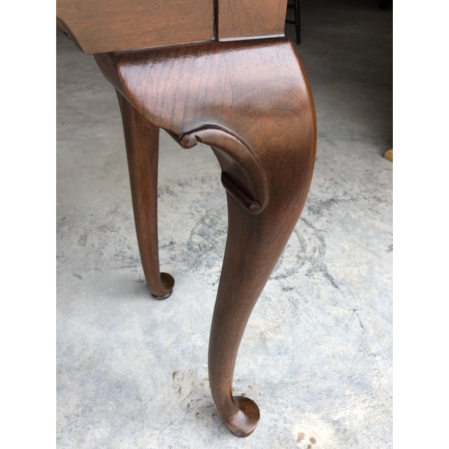 Ethan Allen Court Cherry Console Table Chairish