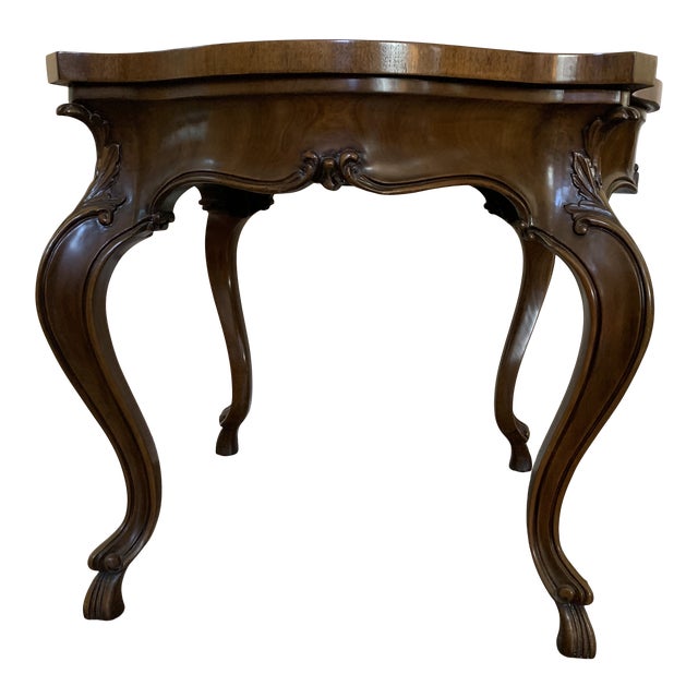 Vintage Karges Furniture Traditional Walnut Side Table Chairish