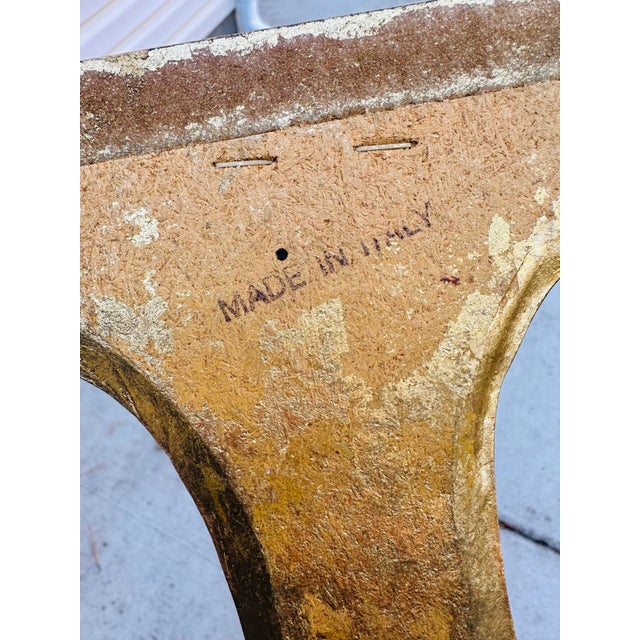 Wood Vintage Italian Gold Wall Brackets For Sale - Image 7 of 7
