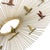 Brass Vintage 1960s Birds in Flight Wall Sculpture Starburst Brass Copper Mid-Century Modern Metal Art For Sale - Image 8 of 15