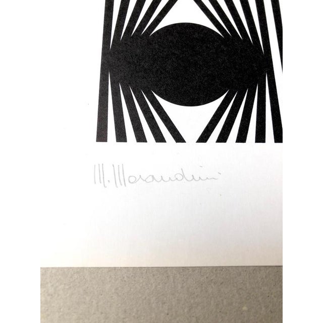Marcello Morandini, Untitled, 1977, Serigraph, Paper For Sale - Image 3 of 5