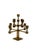 Metal Modern Solid Brass Sculptural 9 Lights Candelabra, Lars Bergsten, Gusum Sweden 1992 For Sale - Image 7 of 15