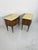 Mid-Century Nightstands with Marble Tops and Brass Details, 1950s, Set of 2 For Sale - Image 14 of 18