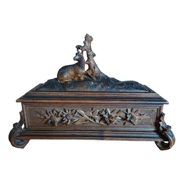 Black Forest Jewelery Box For Sale