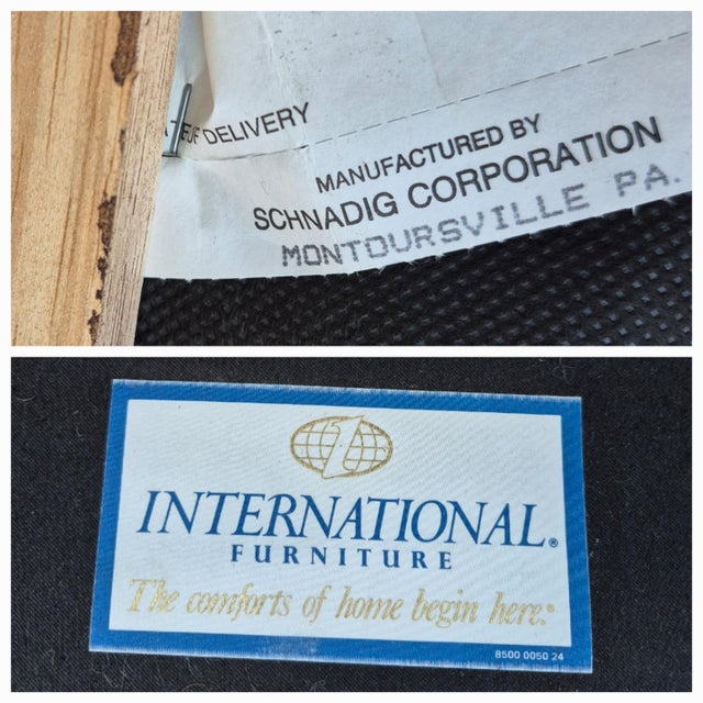 Wood 1990s Schnadig Ming Style Chow Leg Lounge Chair W/ Greek Key Arms For Sale - Image 7 of 13