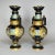 Pair Floral Painted and Gilded Porcelain Vases by Fischer and Meig Circa 1880s For Sale - Image 4 of 13