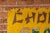 American Vintage "Dick's Club" Painted Wood Sign For Sale - Image 3 of 8