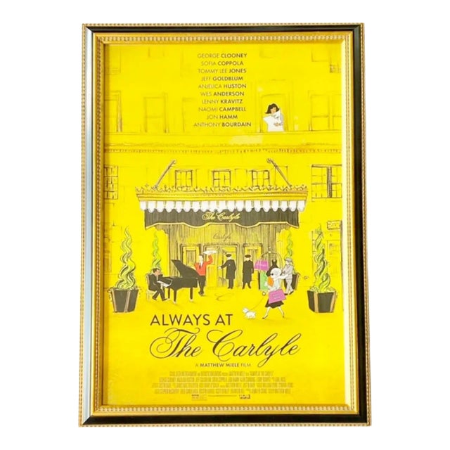 Always at the Carlyle (2018) Framed Poster the Carlyle Hotel Nyc For Sale