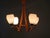 Mid-Century Czech Wood and Glass Chandeliers by Dřevo Humpolec, 1970s, Set of 2 For Sale - Image 13 of 15