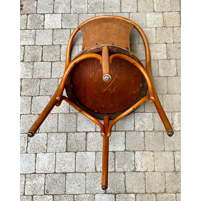 Wood Early 20th Century Bentwood Armchair from Fischel, 1920s For Sale - Image 7 of 10