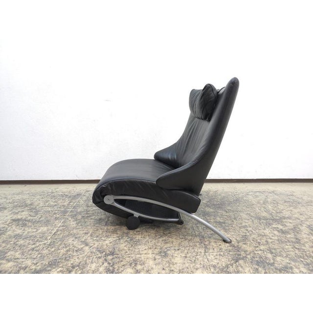 Leather Solo Lounge Chair from WK Wohnen For Sale - Image 4 of 18