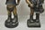 Bronze Late 20th Century Victorian Style Cast Bronze 29" Little Boy and Girl Statue Figure - A Pair For Sale - Image 8 of 12