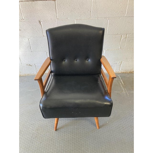 1970s Vintage Mid Century Rocker Chair For Sale - Image 5 of 6