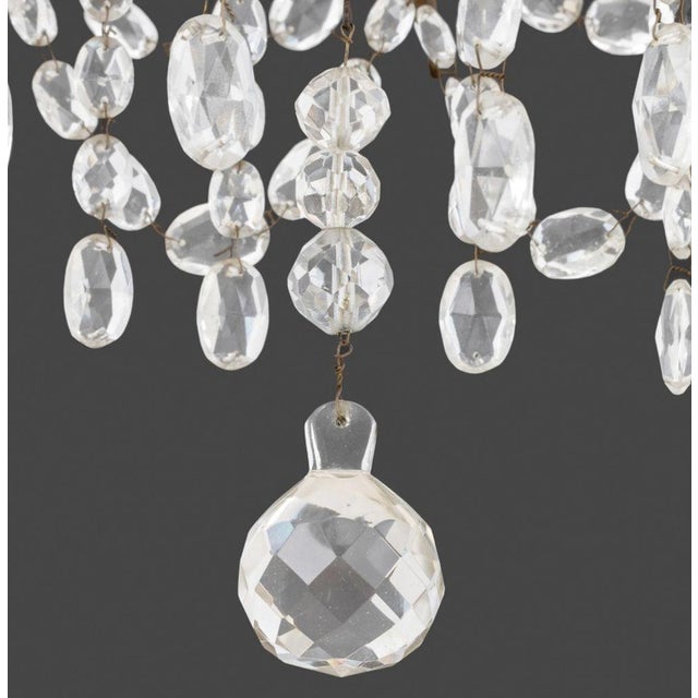 Neoclassical Baltic Style Brass 5-Light Chandelier For Sale In New York - Image 6 of 7