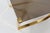 Metal Mid-Century Modern Coffee Table with Gold-Plated Base and Glass Top, 1970s For Sale - Image 7 of 13