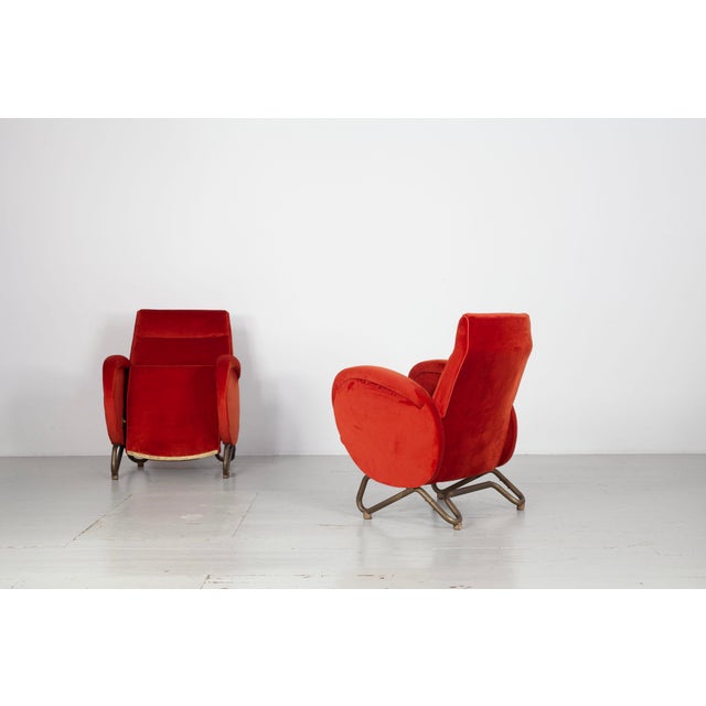 Vintage Lounge Chairs by Carlo Mollino, 1950s, Set of 2 For Sale - Image 18 of 18