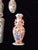Antique Chinese Porcelain Collection Rose Mandarin Medallion, Set of 7 For Sale - Image 9 of 10