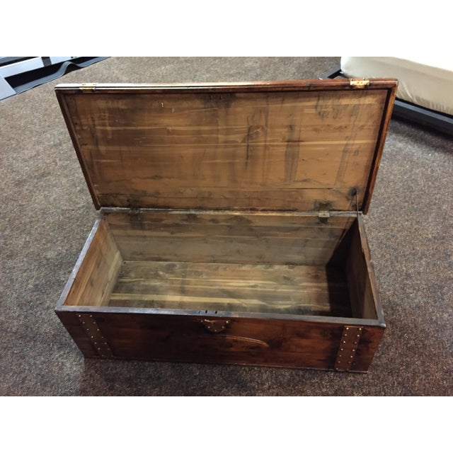 Vintage Cedar Chest with Copper Accents by Ed Roos Company Chairish