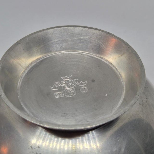 Swedish Grace Decorative Pewter Box by Harald Linder, Uppsala, 1933 For Sale - Image 9 of 12