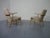 Beige Danish Oak & Wool Armchairs, 1960s, Set of 2 For Sale - Image 8 of 18