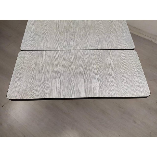 1960s Vintage Formica Extentable Table, 1960s For Sale - Image 5 of 18