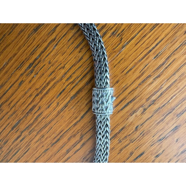 Classic sterling silver necklace from the Icon collection. Features a pusher clasp.