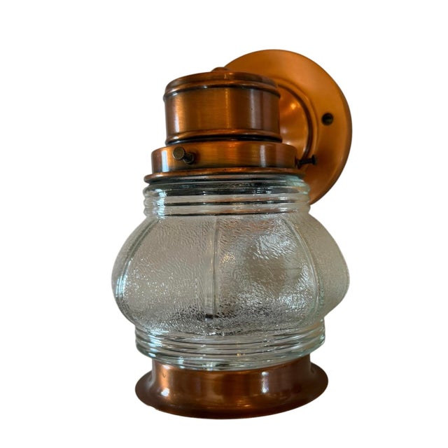 A great pair of vintage copper porch lights. Perfect for any style home…from farmhouse to penthouse. New build or...